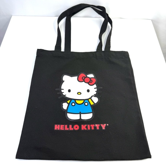 Sanrio Hello Kitty x Forever 21 Black Tote Bag NEW - Picture 3 of 8